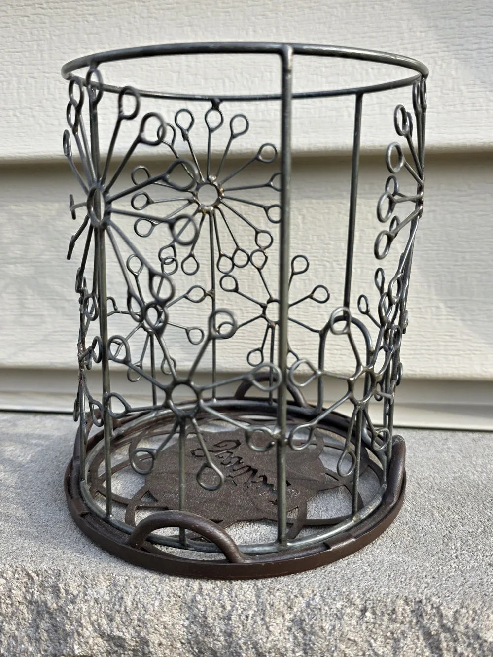Scentsy Just Dandy Metal Warmer Wrap Retired